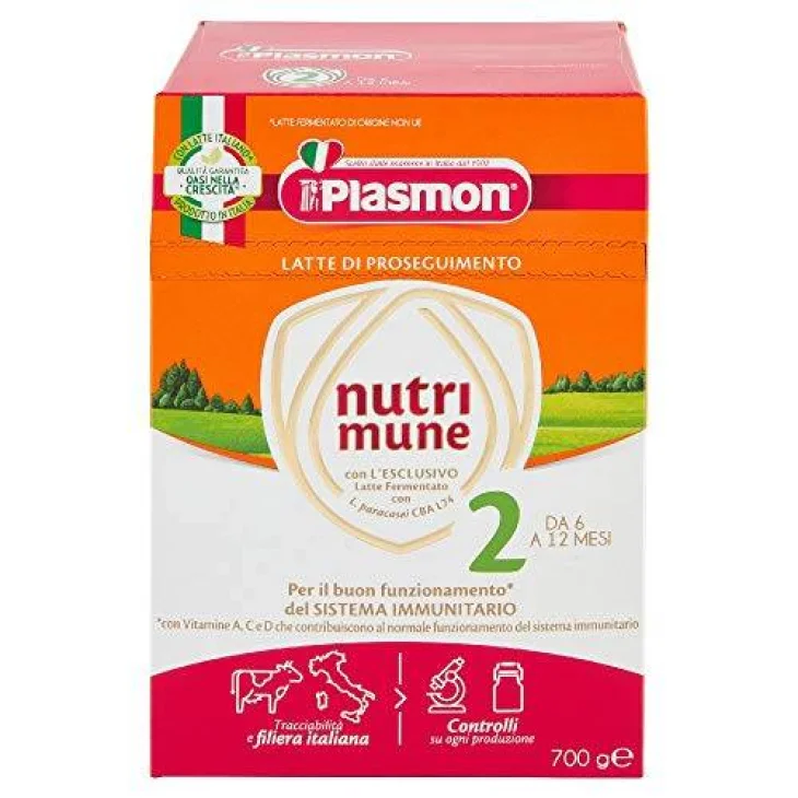 Plasmon Latte Nutri Mune Stage 2 Latte in Polvere 6-12 mesi 700 g