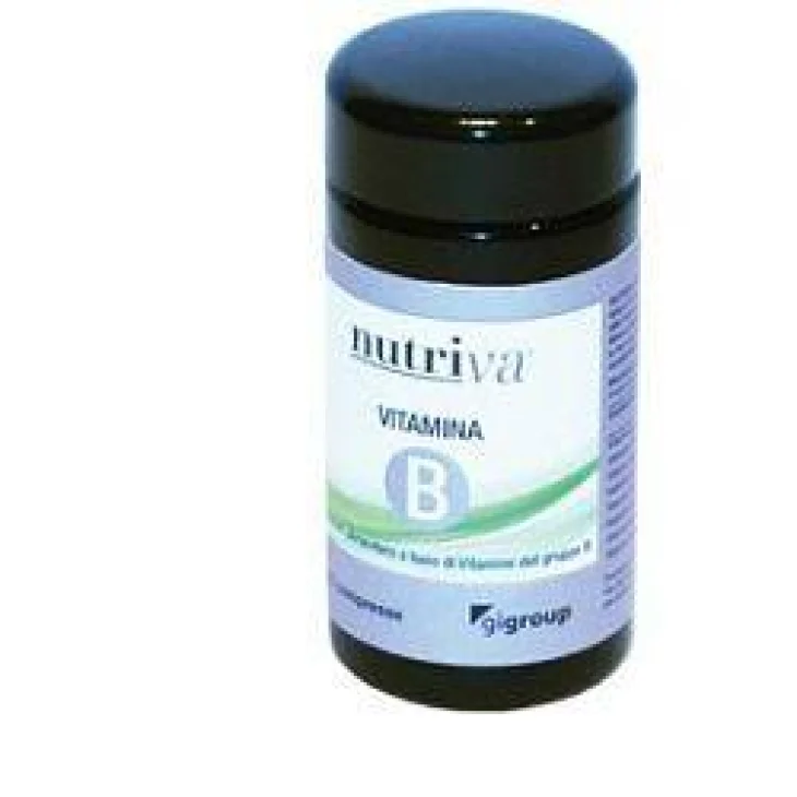 Nutriva Vitamine B contro lo stress psico-fisico aumenta l'energia dell'organismo 50 compresse Nutriva Vitamine B contro lo stress psico-fisico aumenta l'energia dell'organismo 50 compresse