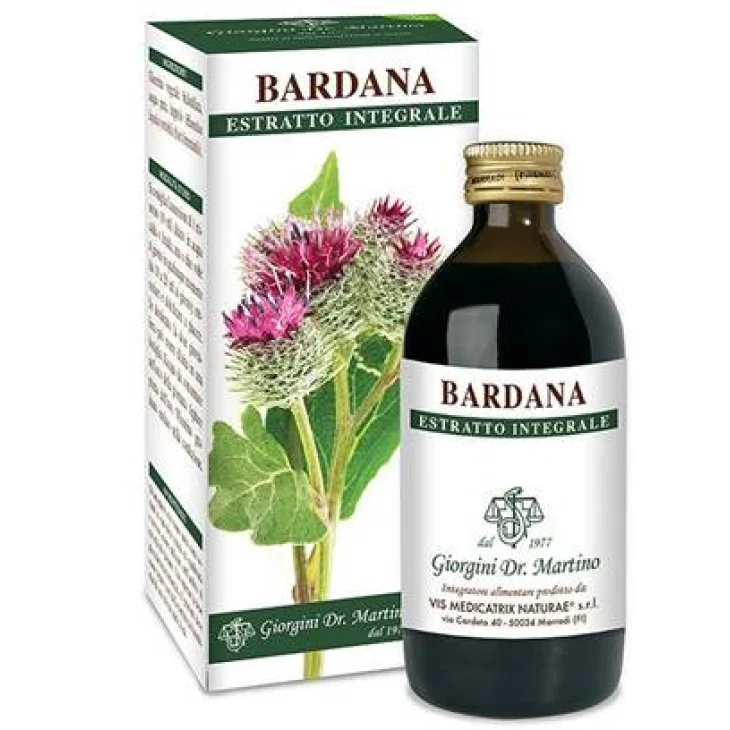 Bardana Estratto Integrale Drenante per il benessere della pelle 200 ml Bardana Estratto Integrale Drenante per il benessere della pelle 200 ml