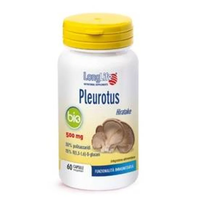 Longlife Pleurotus Bio Integratore Difese Immunitarie 60 capsule