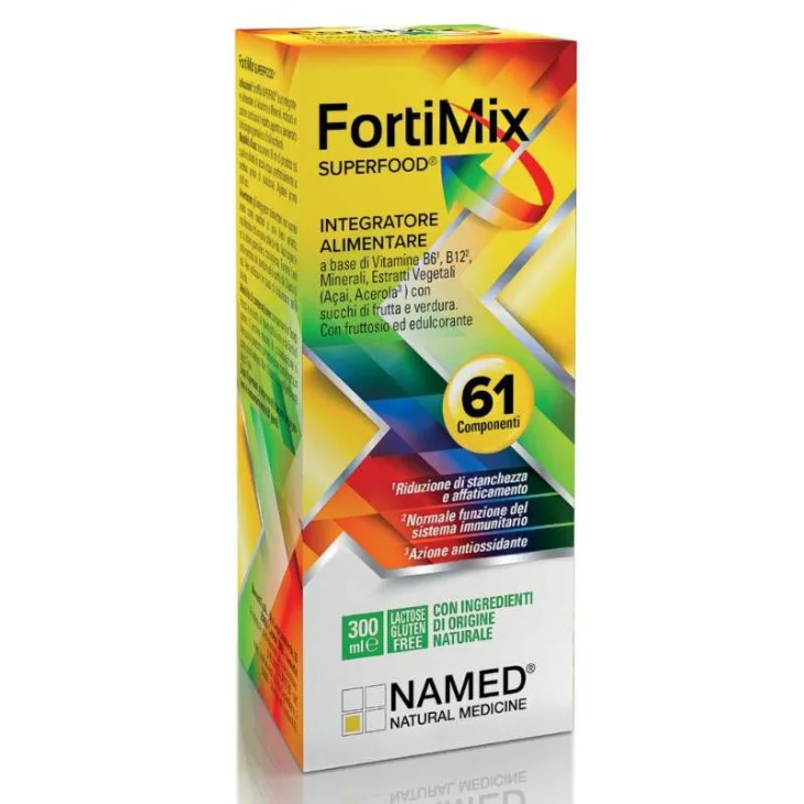 Named FortiMix Integratore di Vitamine e Sali Minerali 300 ml Named FortiMix Integratore di Vitamine e Sali Minerali 300 ml