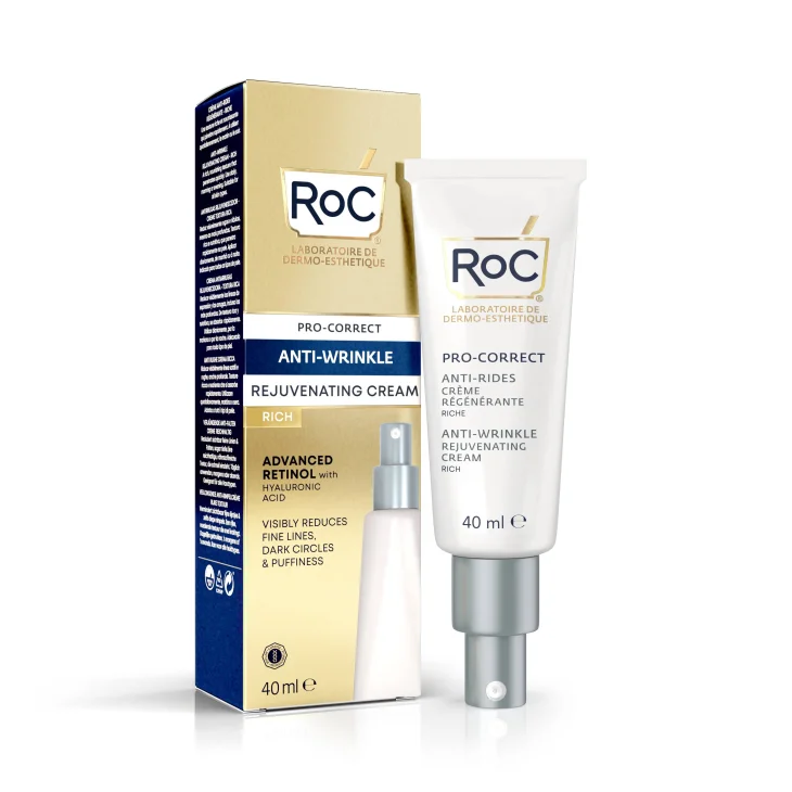 Roc Retinol Correxion Pro-Correct Crema Viso Anti-rughe Ricca 40 ml Roc Retinol Correxion Pro-Correct Crema Viso Anti-rughe Ricca 40 ml
