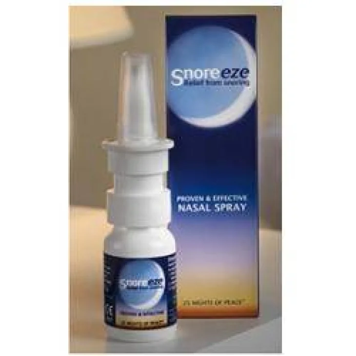 Snoreeze Spray Nasale per il Russamento da Raffreddore o Allergia 10 ml Snoreeze Spray Nasale per il Russamento da Raffreddore o Allergia 10 ml