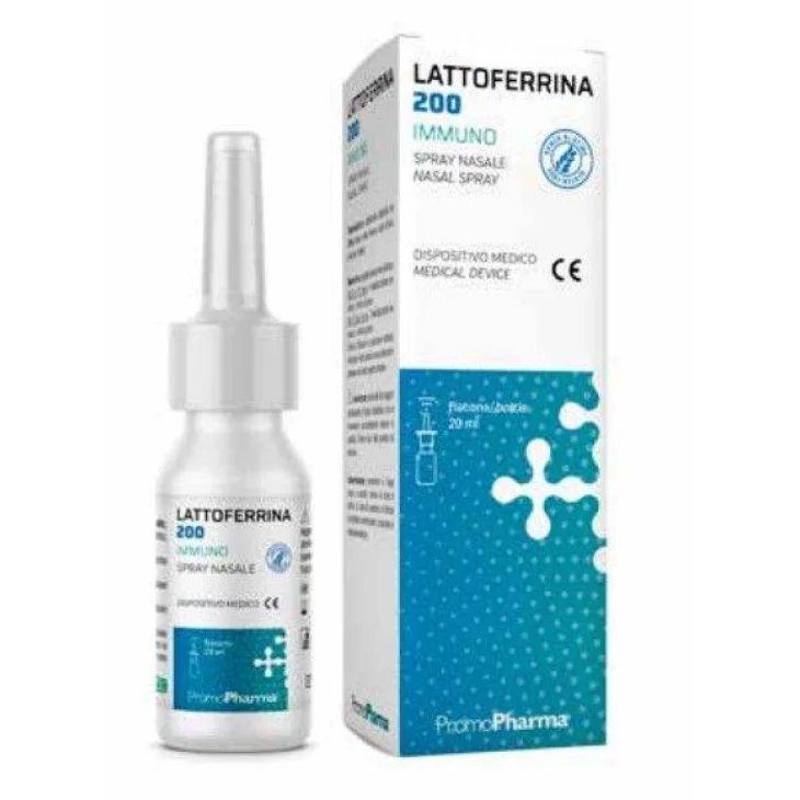 Promopharma Lattoferrina 200 Immuno Spray Nasale 20 ml Promopharma Lattoferrina 200 Immuno Spray Nasale 20 ml