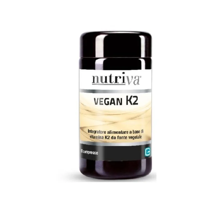 Nutriva Vegan K2 Integratore di Vitamina K2 30 compresse Nutriva Vegan K2 Integratore di Vitamina K2 30 compresse