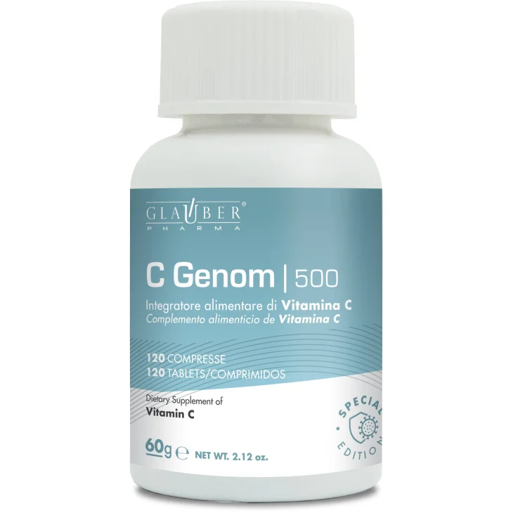 Forza vitale C-Genom 500 Integratore Vitamina C 120 compresse