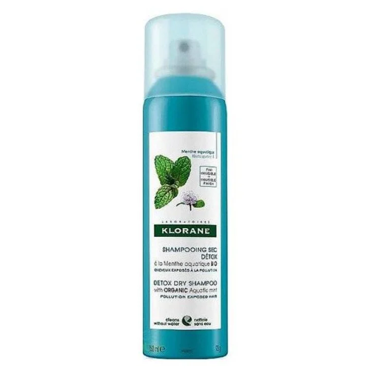 Klorane Shampoo Secco alla Menta Acquatica Bio 150 ml Klorane Shampoo Secco alla Menta Acquatica Bio 150 ml
