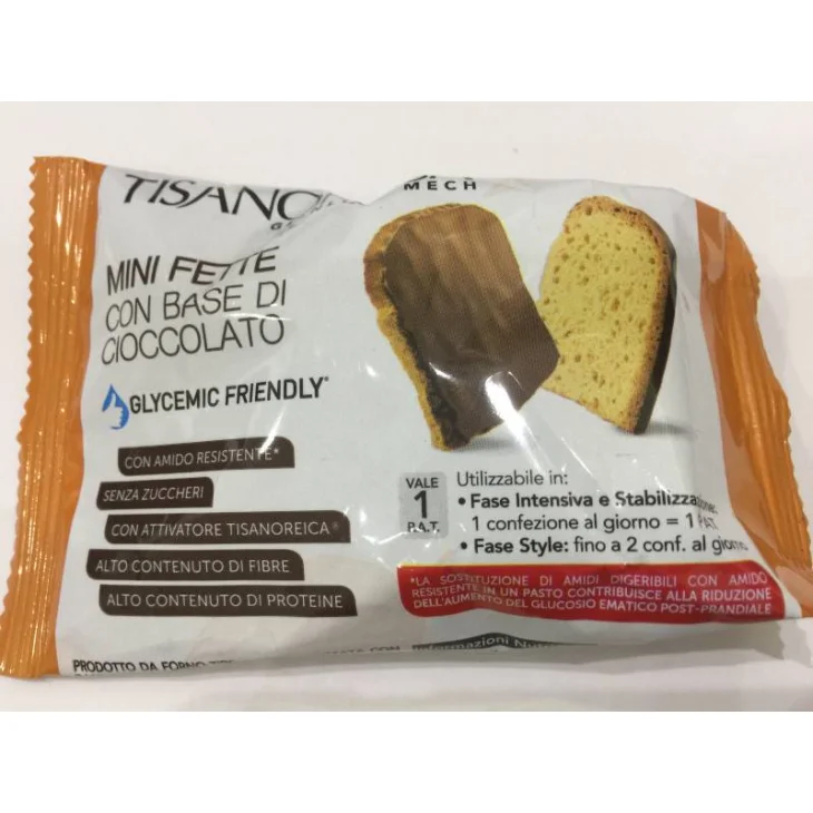 Tisanoreica Style Mini Fette con Base di Cioccolato 40 g