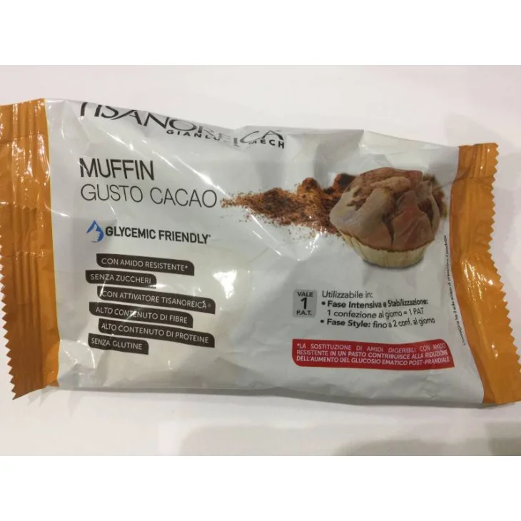 Tisanoreica Style Muffin Cacao senza Glutine 40 g Tisanoreica Style Muffin Cacao senza Glutine 40 g