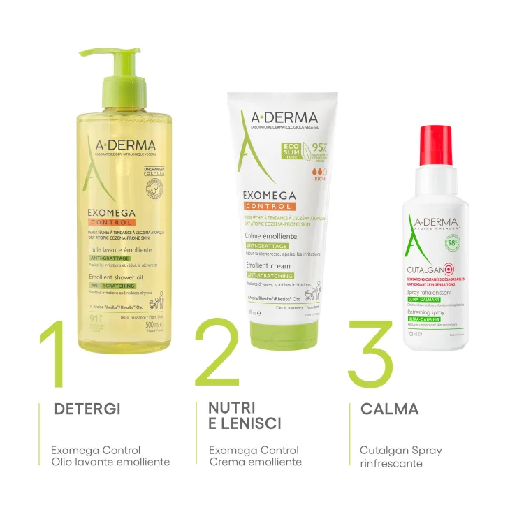 A-Derma Exomega Control Olio Lavante Emolliente 500 ml