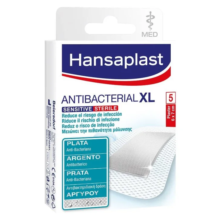 HANSAPLAST SENSITIVE EXTRA LARGE SILVER 5 PEZZI HANSAPLAST SENSITIVE EXTRA LARGE SILVER 5 PEZZI