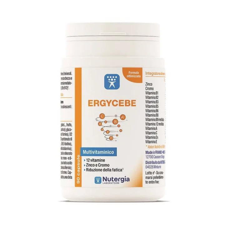 Ergycebe Integratore contro stanchezza e affatticamento 90 Capsule Ergycebe Integratore contro stanchezza e affatticamento 90 Capsule