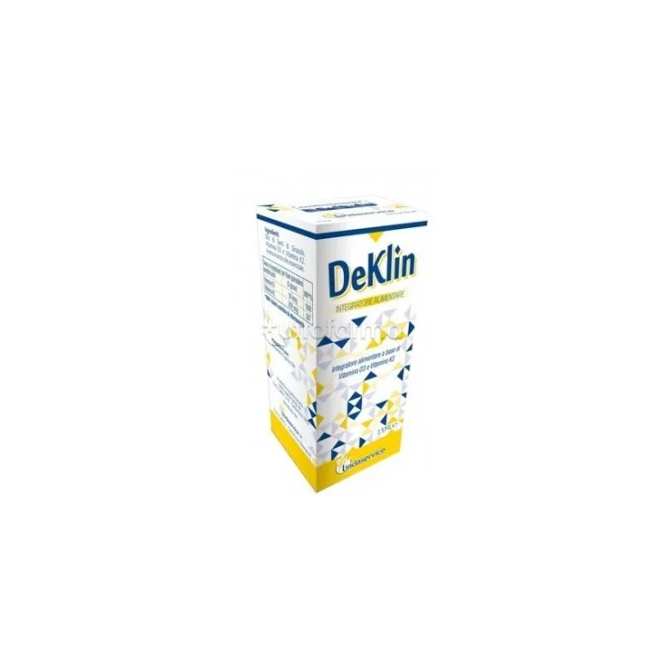 DeKlin Integratore di Vitamina D3 e Vitamina K2 15 ml DeKlin Integratore di Vitamina D3 e Vitamina K2 15 ml