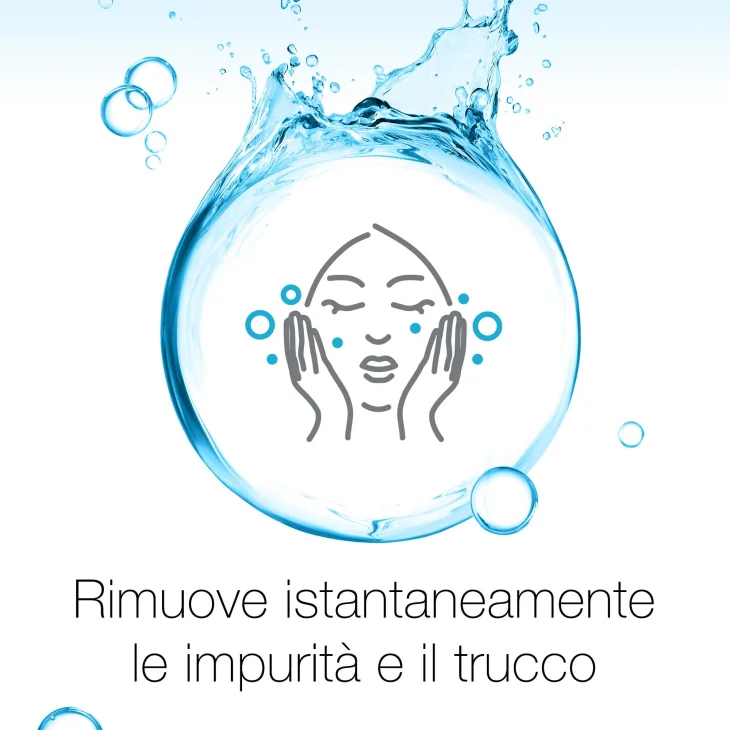 Neutrogena Acqua-Gel Detergente Hydro Boost Rimuove Trucco Sebo e Impurit&agrave; Non Comedogenico Pelli Sensibili 200ml