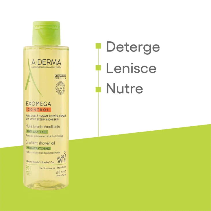 A-Derma Exomega Control Olio Lavante Emolliente 200 ml A-Derma Exomega Control Olio Lavante Emolliente 200 ml