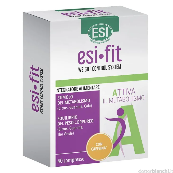 ESI Fit Integratore Attiva Metabolismo 40 Compresse ESI Fit Integratore Attiva Metabolismo 40 Compresse