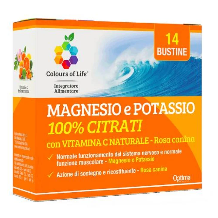 Magnesio e Potassio con Vitamina C e Rosa Canina 14 Bustine Magnesio e Potassio con Vitamina C e Rosa Canina 14 Bustine