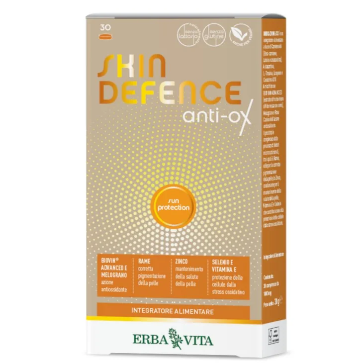 Erba Vita Skin Defence Anti-Ox Integratore Solare 30 Compresse