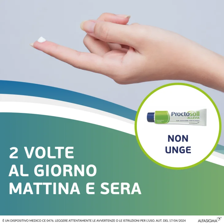 Proctosoll Allevia Gel Emorroidi 40 ml