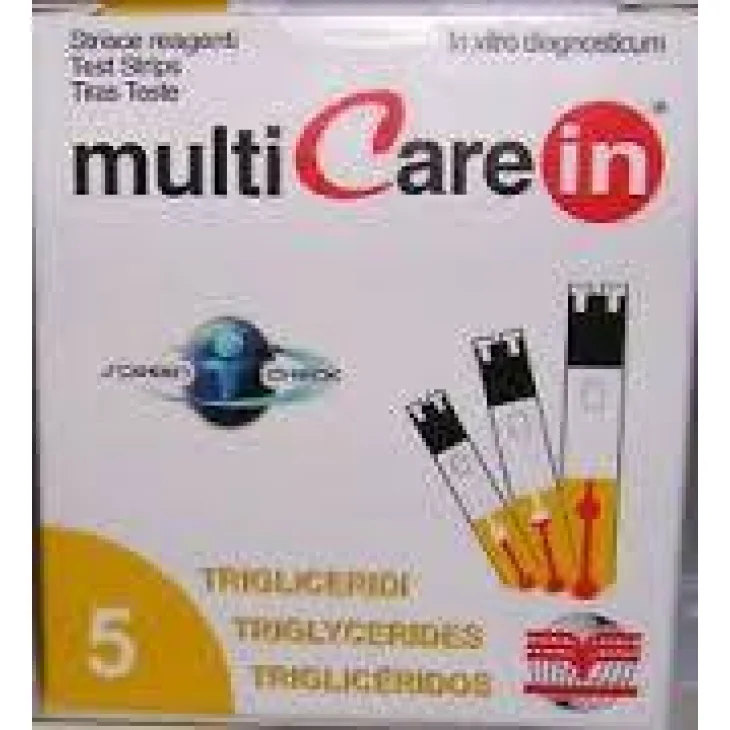 MulticareIN Strisce Trigliceridi 5 Pezzi MulticareIN Strisce Trigliceridi 5 Pezzi