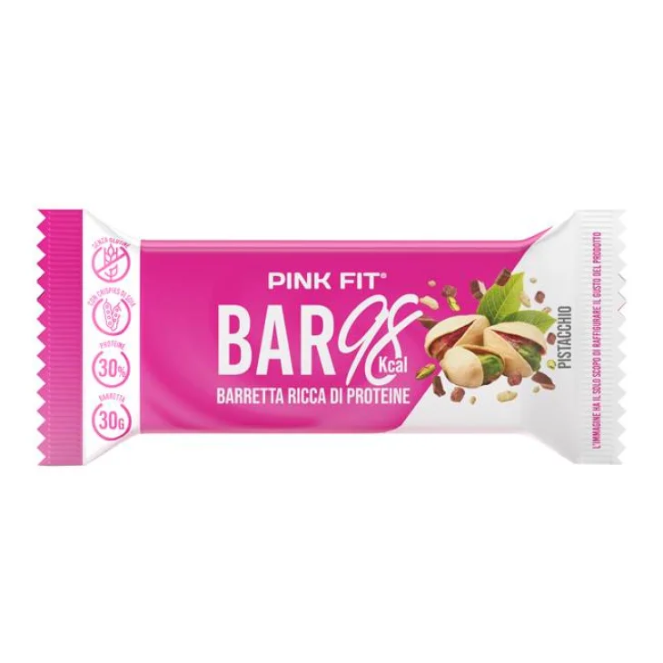 ProAction Pink Fit 98 Barretta Pistacchio 30 g ProAction Pink Fit 98 Barretta Pistacchio 30 g