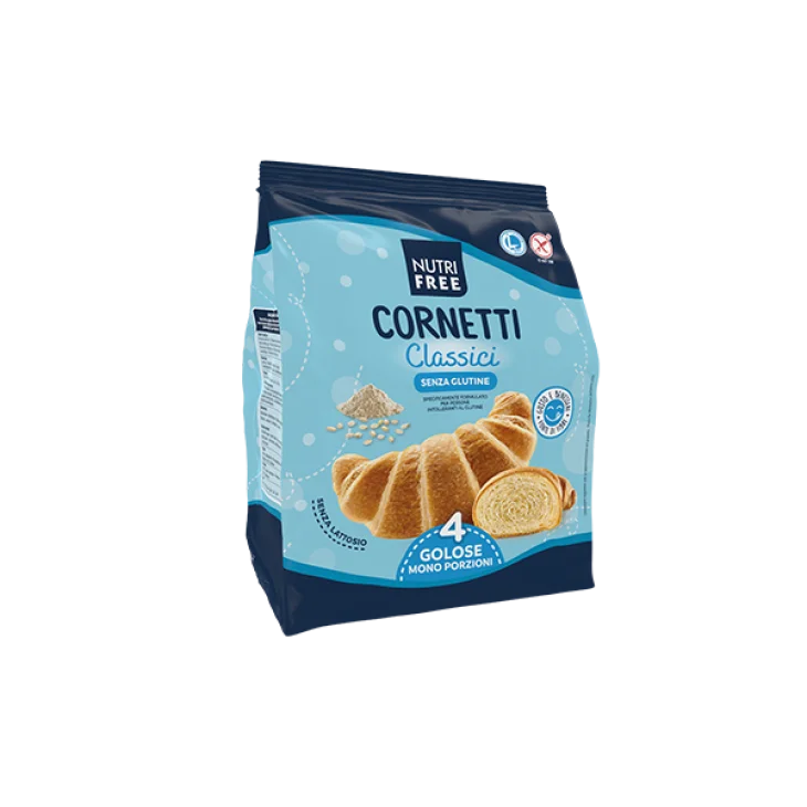 Nutrifree Cornetti Classici Senza Glutine e Lattosio 4 X 50 G Nutrifree Cornetti Classici Senza Glutine e Lattosio 4 X 50 G
