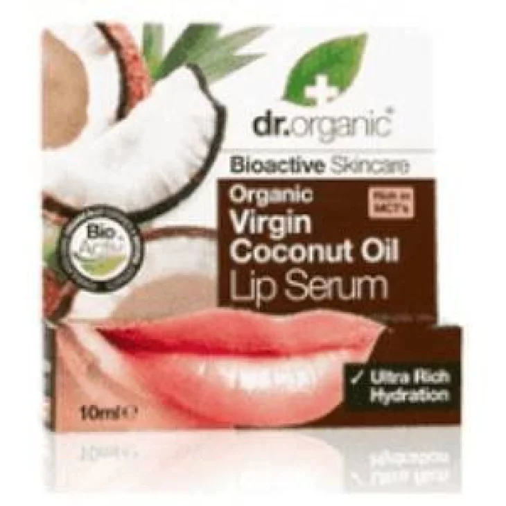 Dr. Organic Coconut Oil Lip Serum Siero Labbra Volumizzante 10 ml