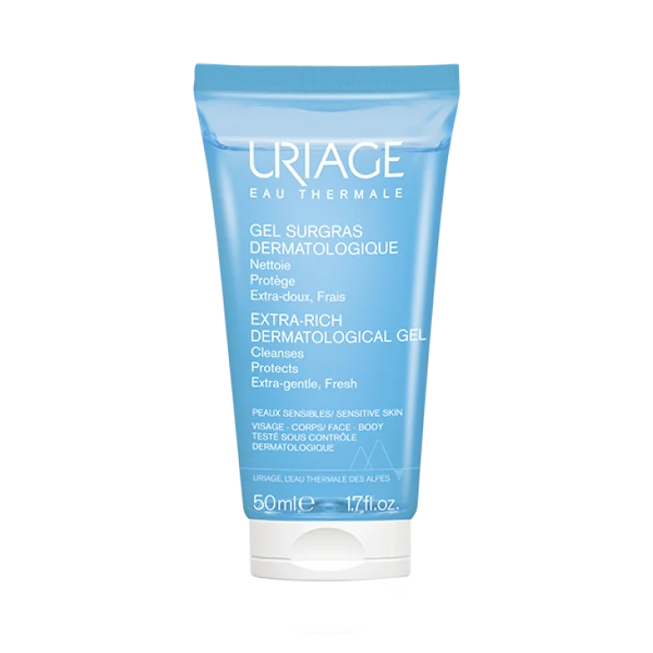 Uriage Gel Surgras Detergente Dermatologico Pelle Sensibile 50 ml Uriage Gel Surgras Detergente Dermatologico Pelle Sensibile 50 ml