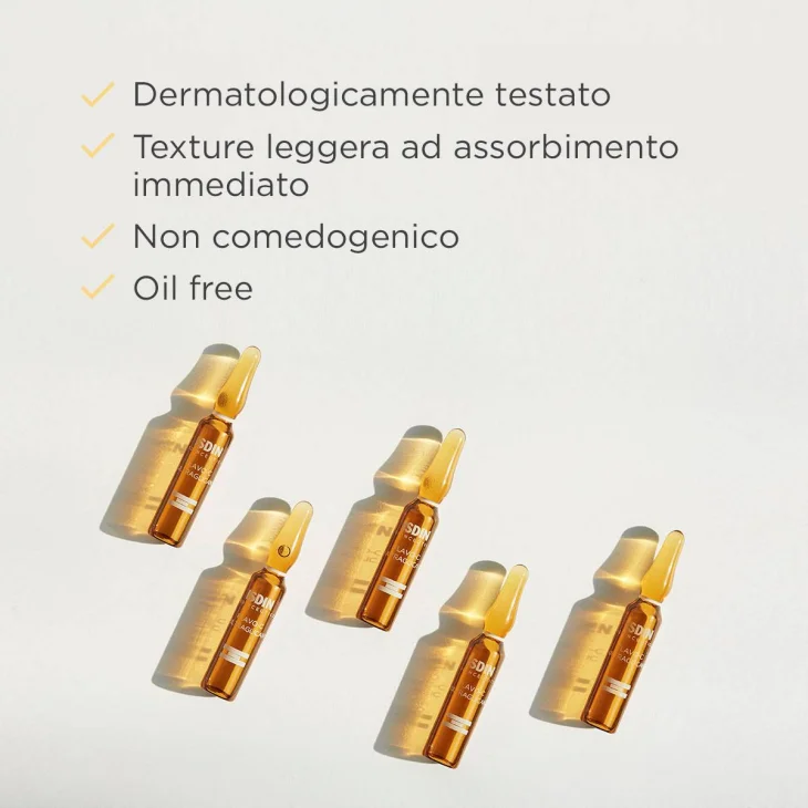 Isdin Isdinceutics Flavo C Ultraglican Siero Viso Idratante Giorno 30 Fiale