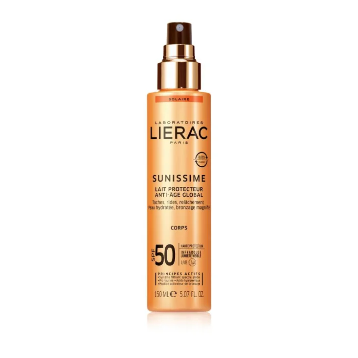 Lierac Sunissime Latte Corpo Solare Protettivo SPF 50+ Antiet&agrave; Globale 150 ml
