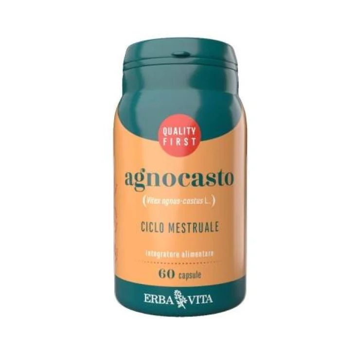 Erba Vita Agnocasto Integratore per Sindrome Premestruale 60 Capsule Erba Vita Agnocasto Integratore per Sindrome Premestruale 60 Capsule