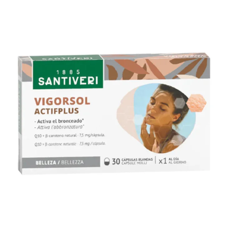 Santiveri Vigorsol Actifplus Integratore Per La Pelle 30 Perle