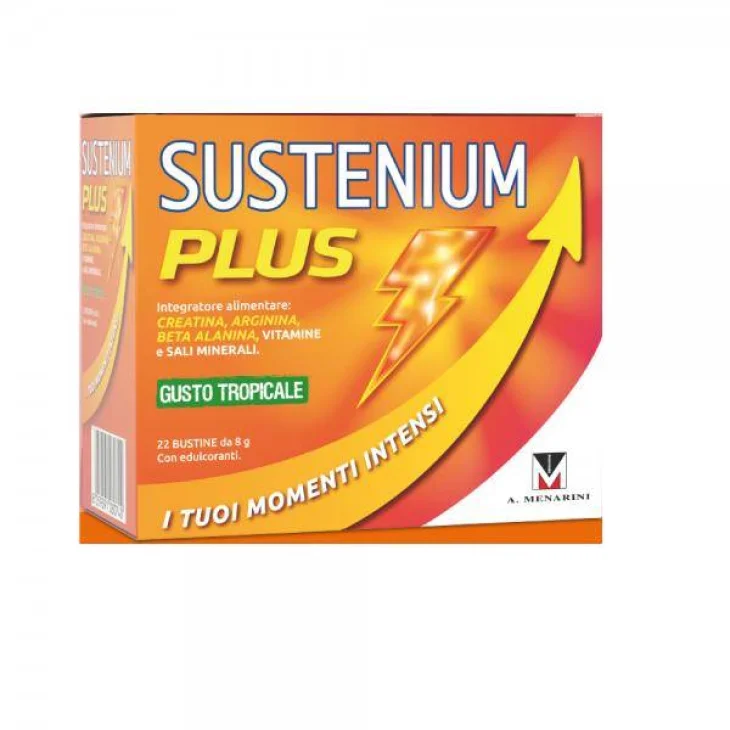Sustenium Plus Gusto Tropical Aminoacidi Vitamine e Sali Minerali 22 Buste Sustenium Plus Gusto Tropical Aminoacidi Vitamine e Sali Minerali 22 Buste