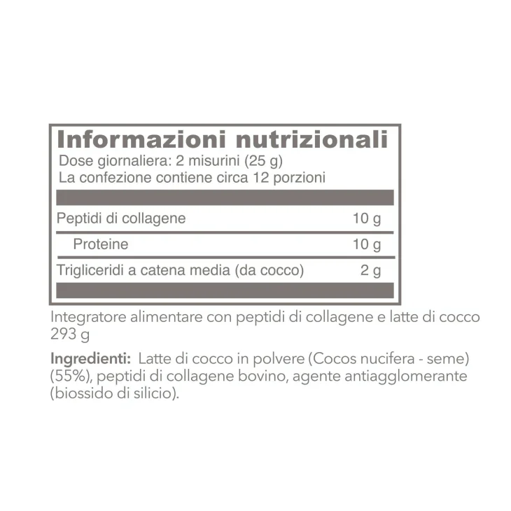 Vital Proteins Collagen Creamer Coconut Integratore Collagene 293 g