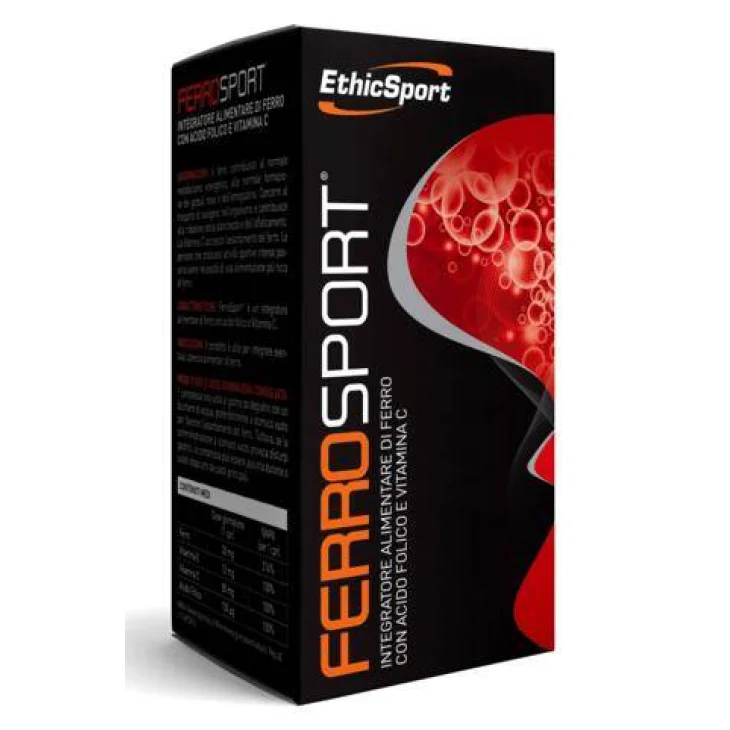 EthicSport Ferrosport Integratore di Ferro 30 Compresse EthicSport Ferrosport Integratore di Ferro 30 Compresse