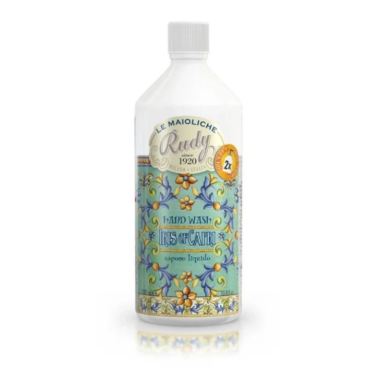 Le Maioliche Iris Of Capri Sapone Liquido Mani Ricarica 1 L