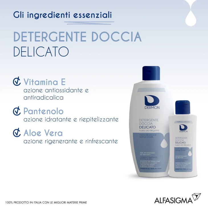 Dermon Detergente Doccia Delicato 400 ml