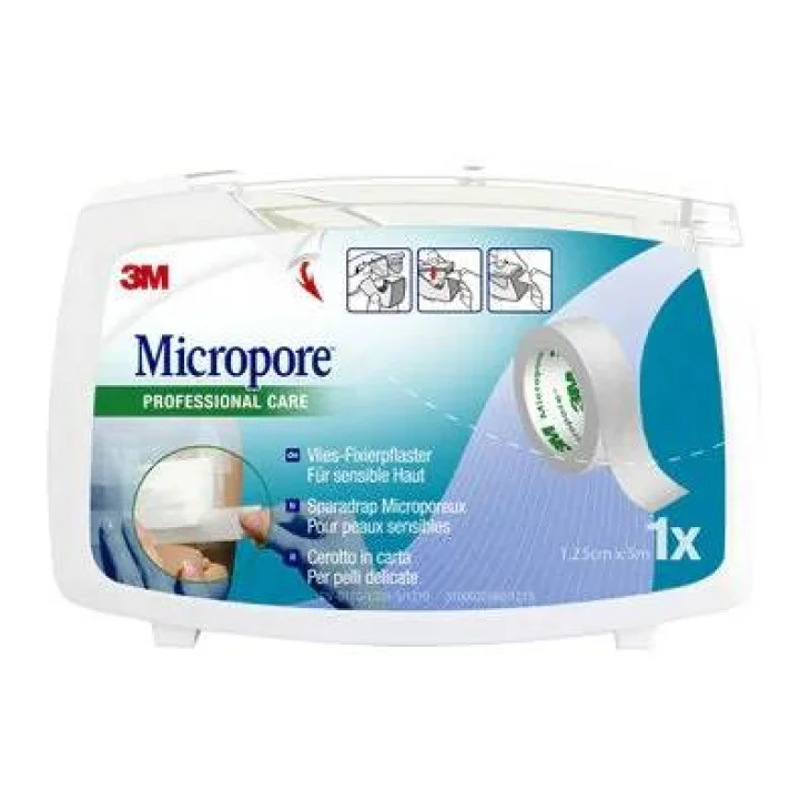 3M Micropore Surgical Tape Cerotto in carta m 5 x 1,25 mm 3M Micropore Surgical Tape Cerotto in carta m 5 x 1,25 mm