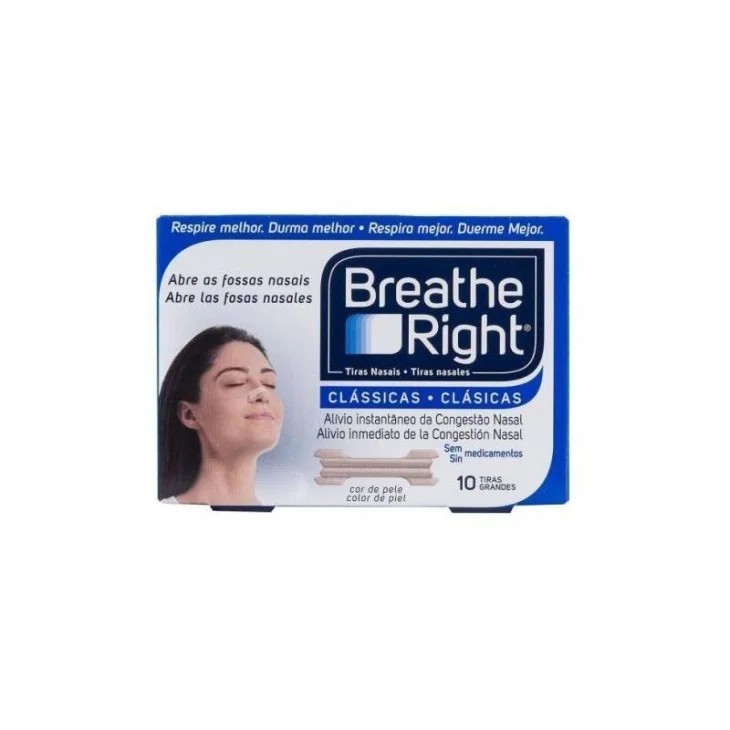 Breathe Right Cerotti Nasali Classici 10 Pezzi Breathe Right Cerotti Nasali Classici 10 Pezzi