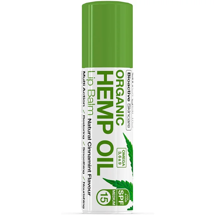Dr Organic Hemp Balsamo per labbra secche 5.7 ml