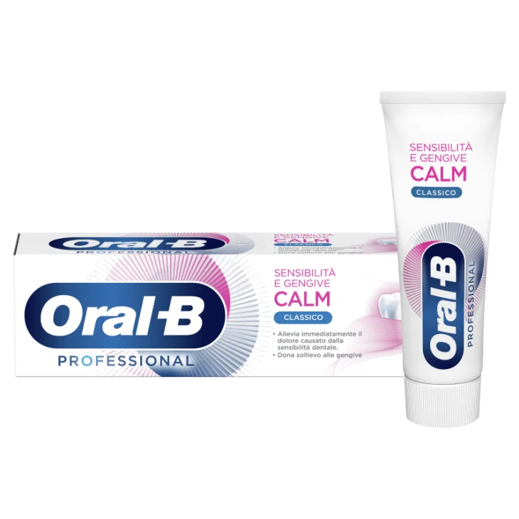 Oral-B Dentifricio Professional Sensibilit&agrave; e Gengive Calm Classico 75 ml