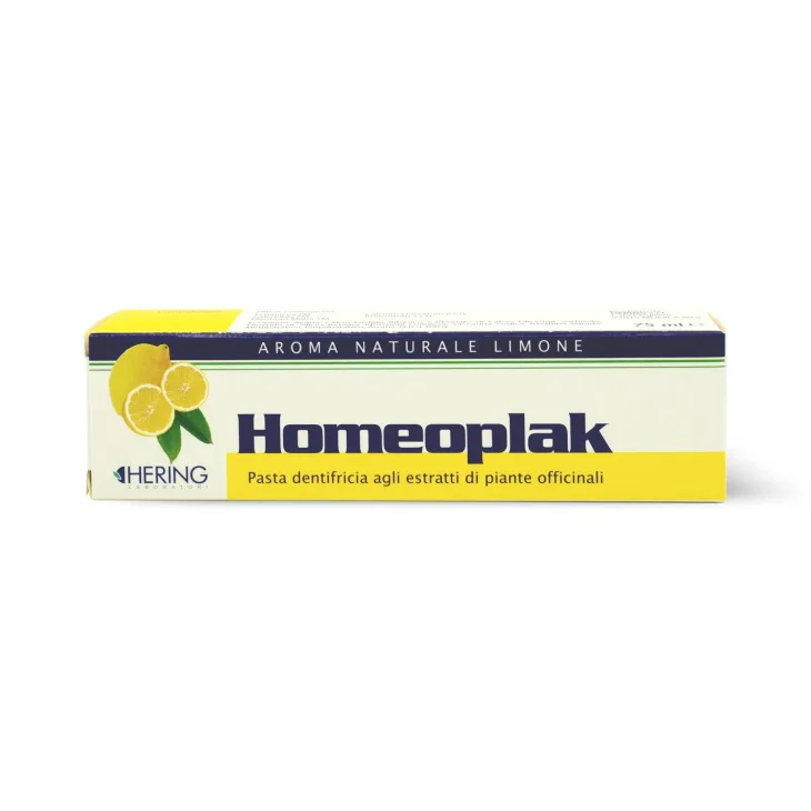 Hering Homeoplak Dentifricio Limone 75 ml Hering Homeoplak Dentifricio Limone 75 ml