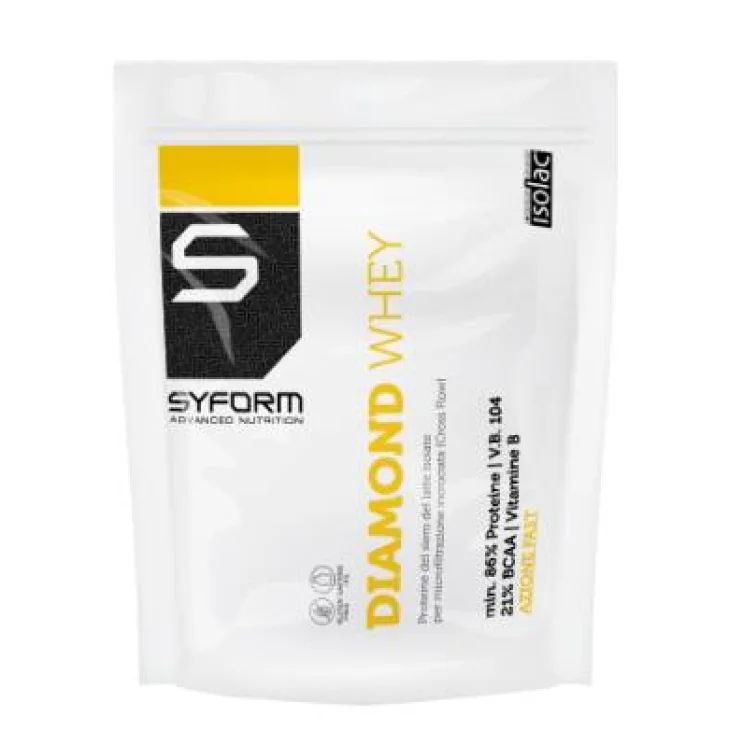 Syform Diamond Whey Integratore di proteine Gusto Cacao 500 g Syform Diamond Whey Integratore di proteine Gusto Cacao 500 g