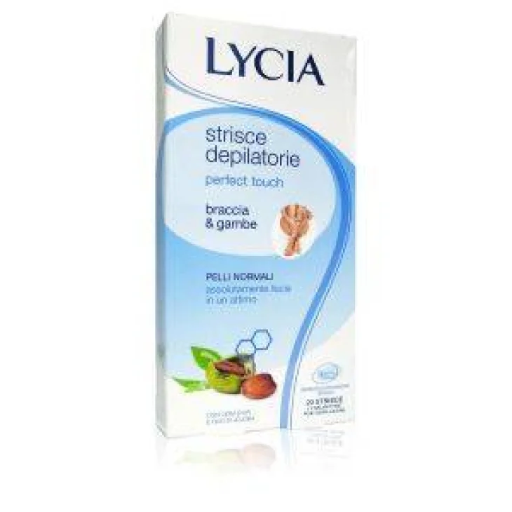 Lycia Perfect Touch Strisce Depilatorie Gambe Braccia 12 pezzi Lycia Perfect Touch Strisce Depilatorie Gambe Braccia 12 pezzi