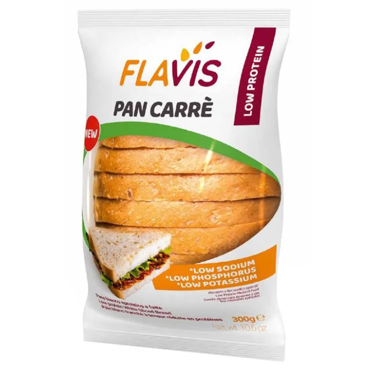 Mevalia Flavis Pan carr&egrave; aproteico 300 g