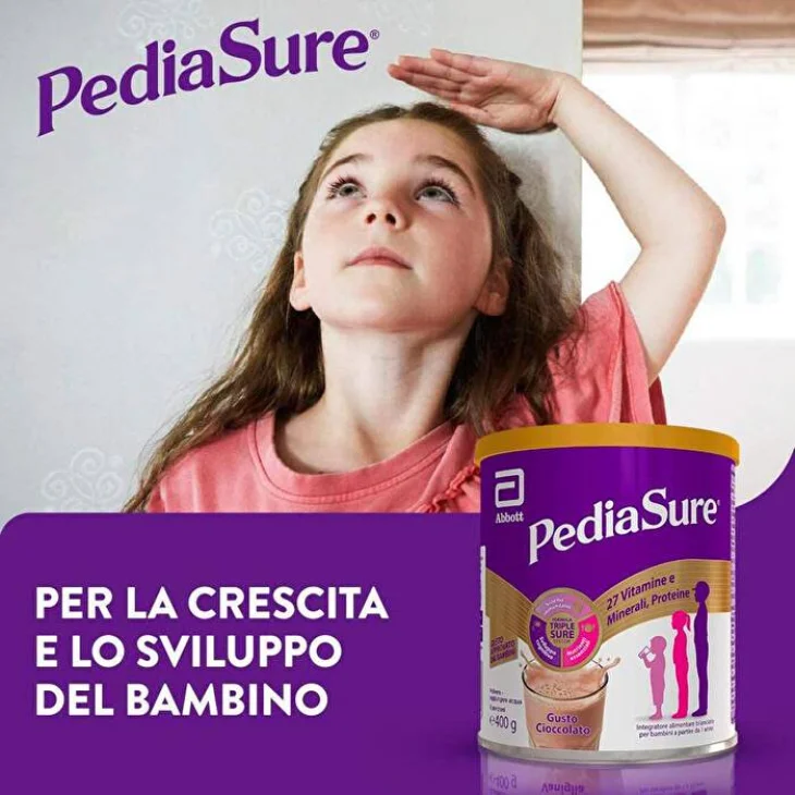 Pediasure Rinforza Crescita e Sviluppo del Bambino Vaniglia 850 g