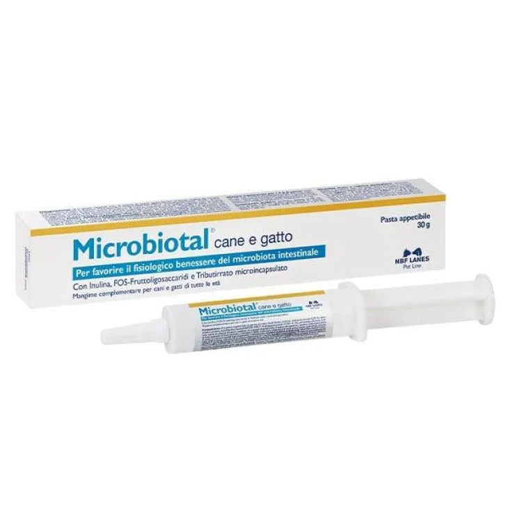 Microbiotal Pasta Cibo Complementare per Cani e Gatti 30 g