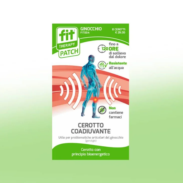 Fit Therapy Patch Ginocchio Cerotto Problemi Articolari 8 Pezzi