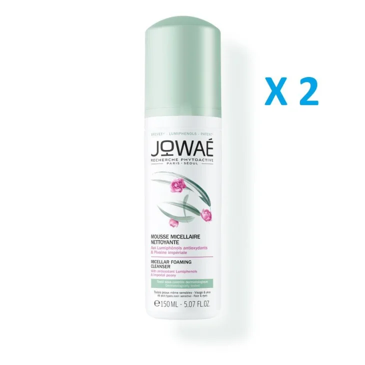 Jowae Duo Mousse Micellare Struccante Viso e Occhi 2x150 ml