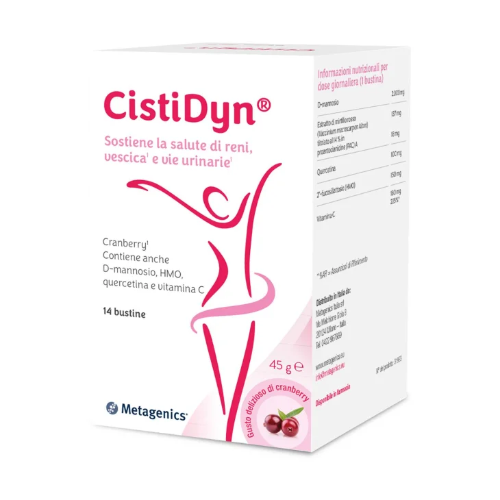 Metagenics Cistidyn Integratore Vie Urinarie 14 Bustine Metagenics Cistidyn Integratore Vie Urinarie 14 Bustine